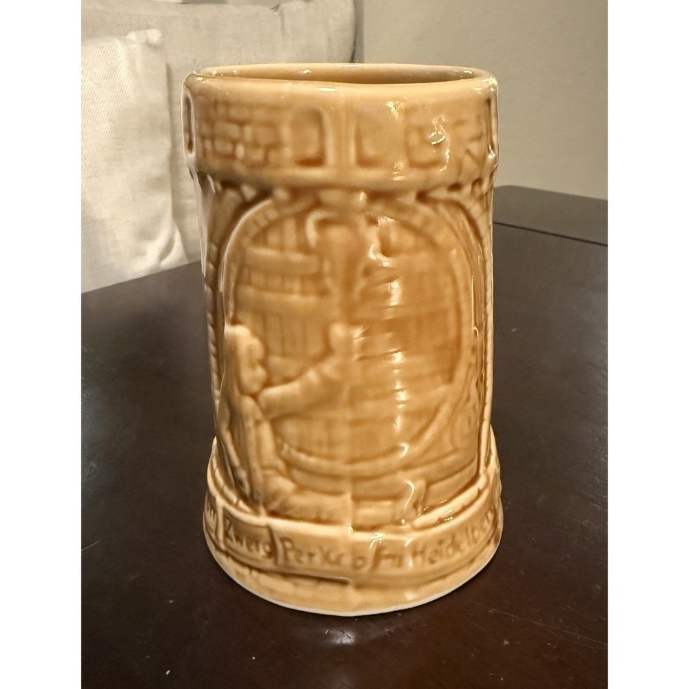 Vintage Shenango Gesundheit Brown 5" Castle Ware Bar Mug Stein Tankard German